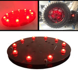 Firebug  3rd Brake Light LED, Spare Tire Brake Light, LED Brake Light,  Accessories Lights for Spare Tire,  Wrangler Spare Tire Brake Light JK JKU 2007 - 2016, Red