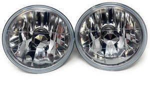 Firebug 7 inch Round Crystal Diamond clear headlights Wrangler LJ H2 Fj JK TJ YJ par56,H6024 H6017 H6014 H6015