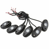 LED Rock Light Kits with 6 pods Lights For Off Road Truck Car ATV SUV Blue