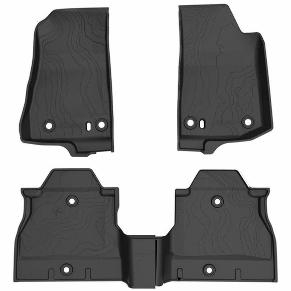 Floor Mats Carpet Liner For Wrangler JL 2018--2019 Fit All Weather