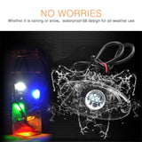 4LED Rock Lights Kit Waterproof Underglow Neon Trail Rig Light For JK ATVWhite